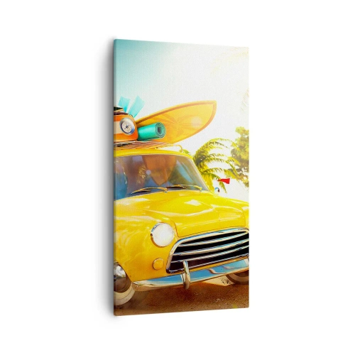 Obraz na płótnie - Podróż po niejeden uśmiech - 55x100 cm