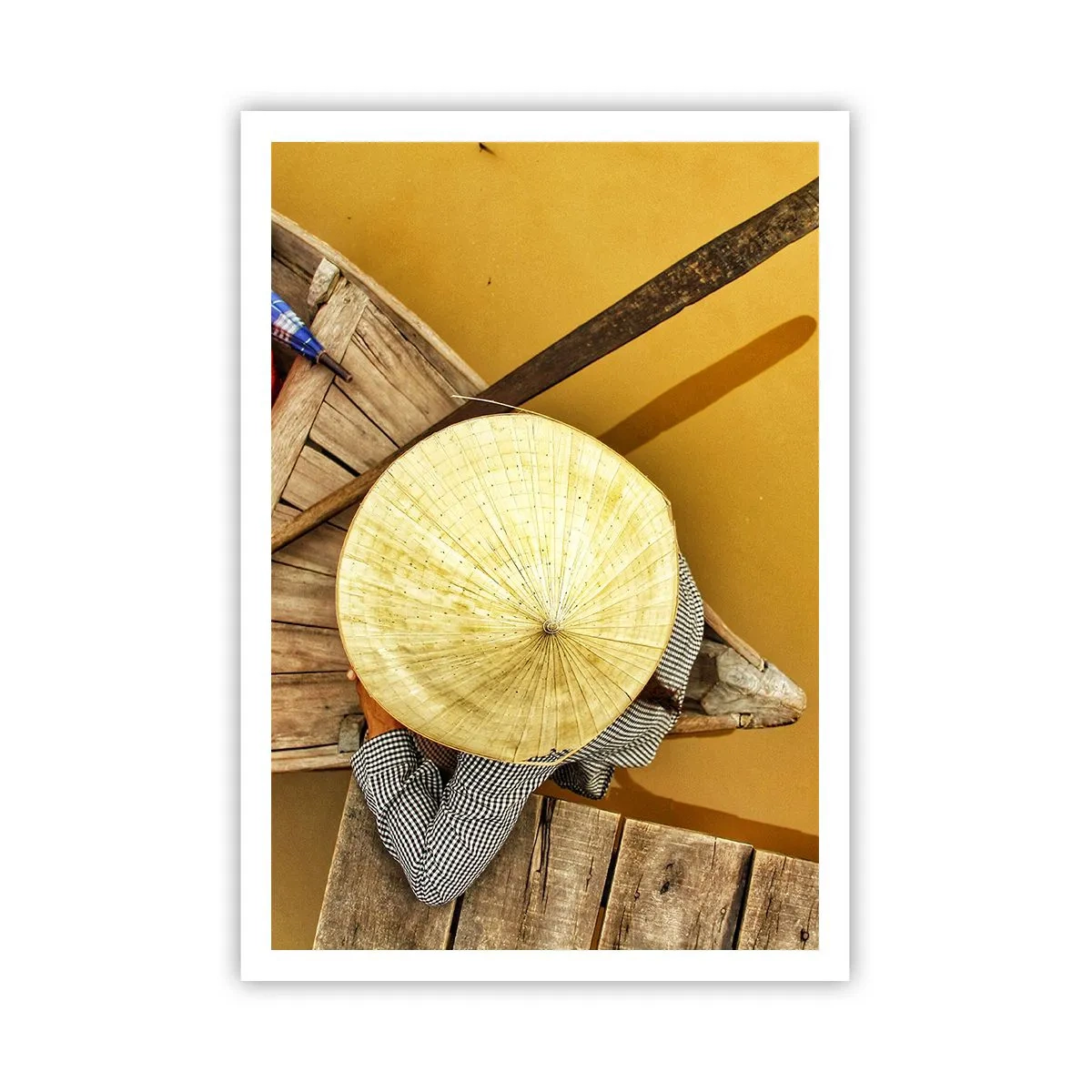 Plakat - Życie na żółtej rzece - 70x100 cm