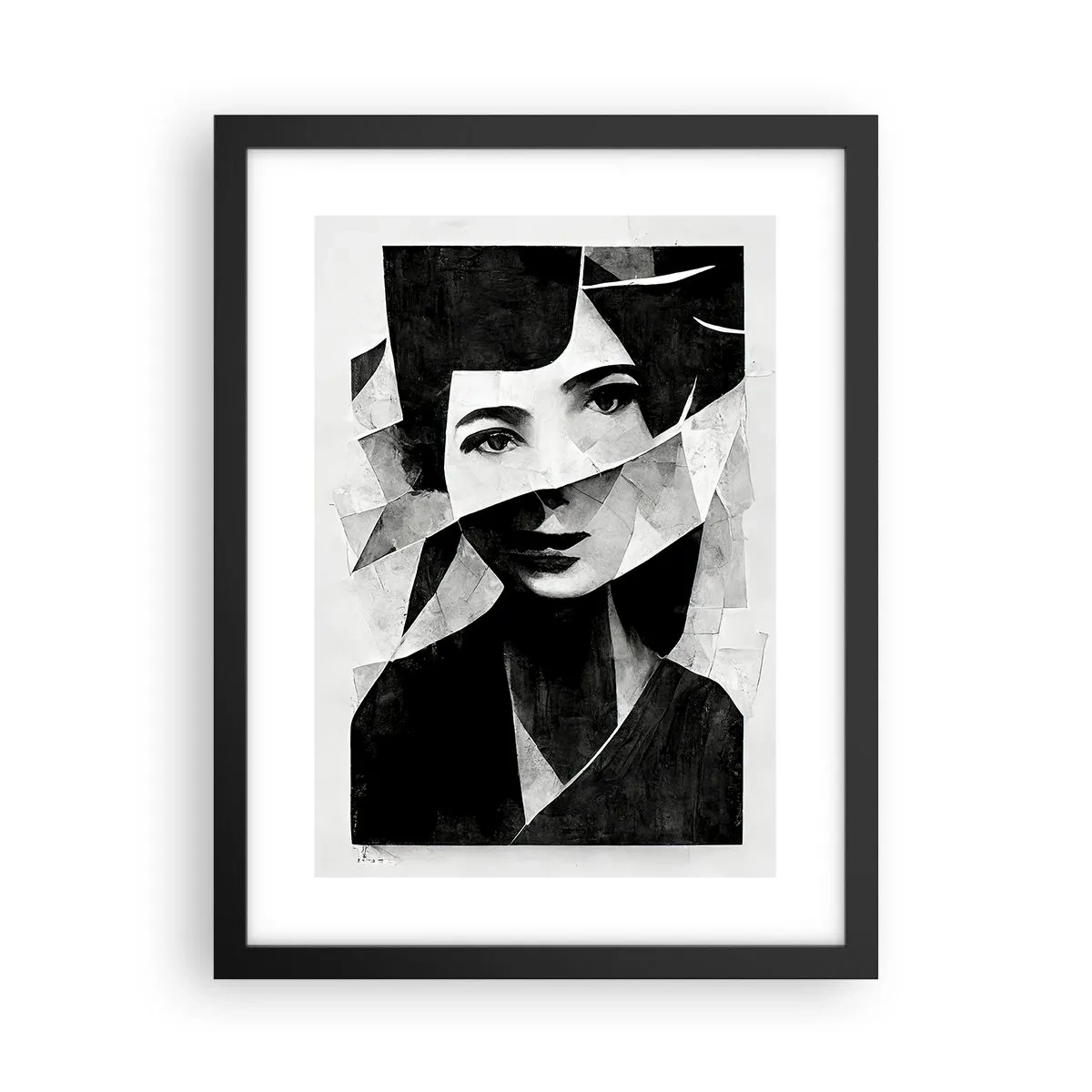 Plakat w czarnej ramie - Naprawdę jaka jesteś… - 30x40 cm