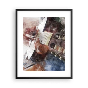 Plakat w czarnej ramie - I co o tym myślisz? - 40x50 cm