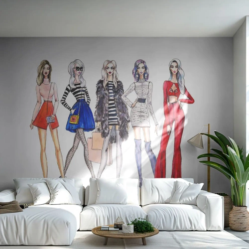 Fototapeta na wymiar Premium Canvas - Every week Fashion Week - Kobieta, Moda, Modelka