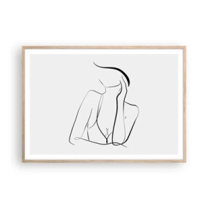 Plakat w ramie jasny dąb - Na fali marzeń - 100x70 cm