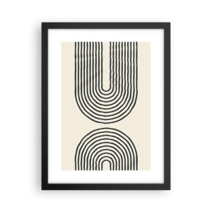 Plakat w czarnej ramie - Już za chwilę… - 30x40 cm