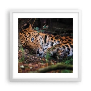 Plakat w białej ramie - Zaufaj mi - 40x40 cm