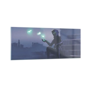 Obraz na szkle - Życie powróci - 100x40 cm