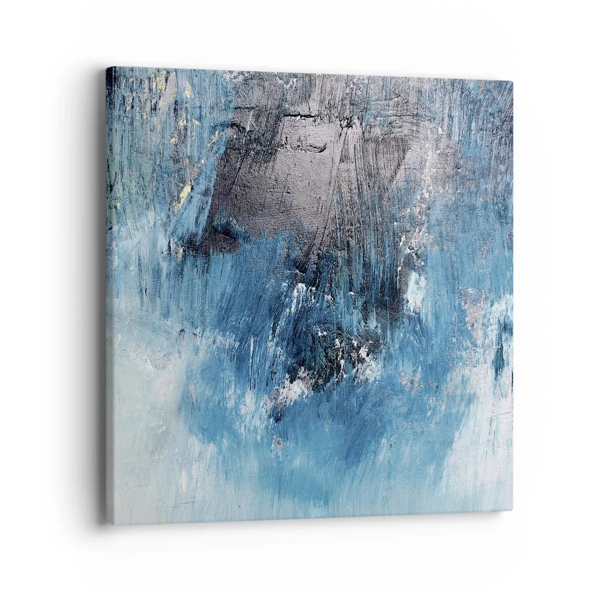 Obraz na płótnie - Błękitna rapsodia - 40x40 cm