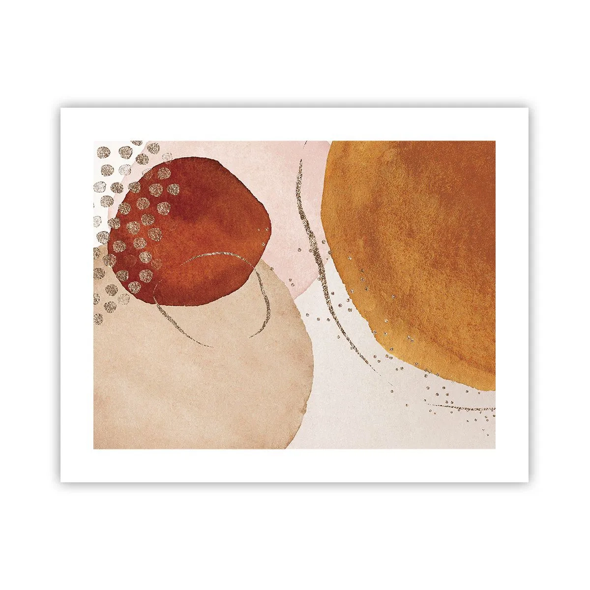 Plakat - Krągłość i ruch - 50x40 cm