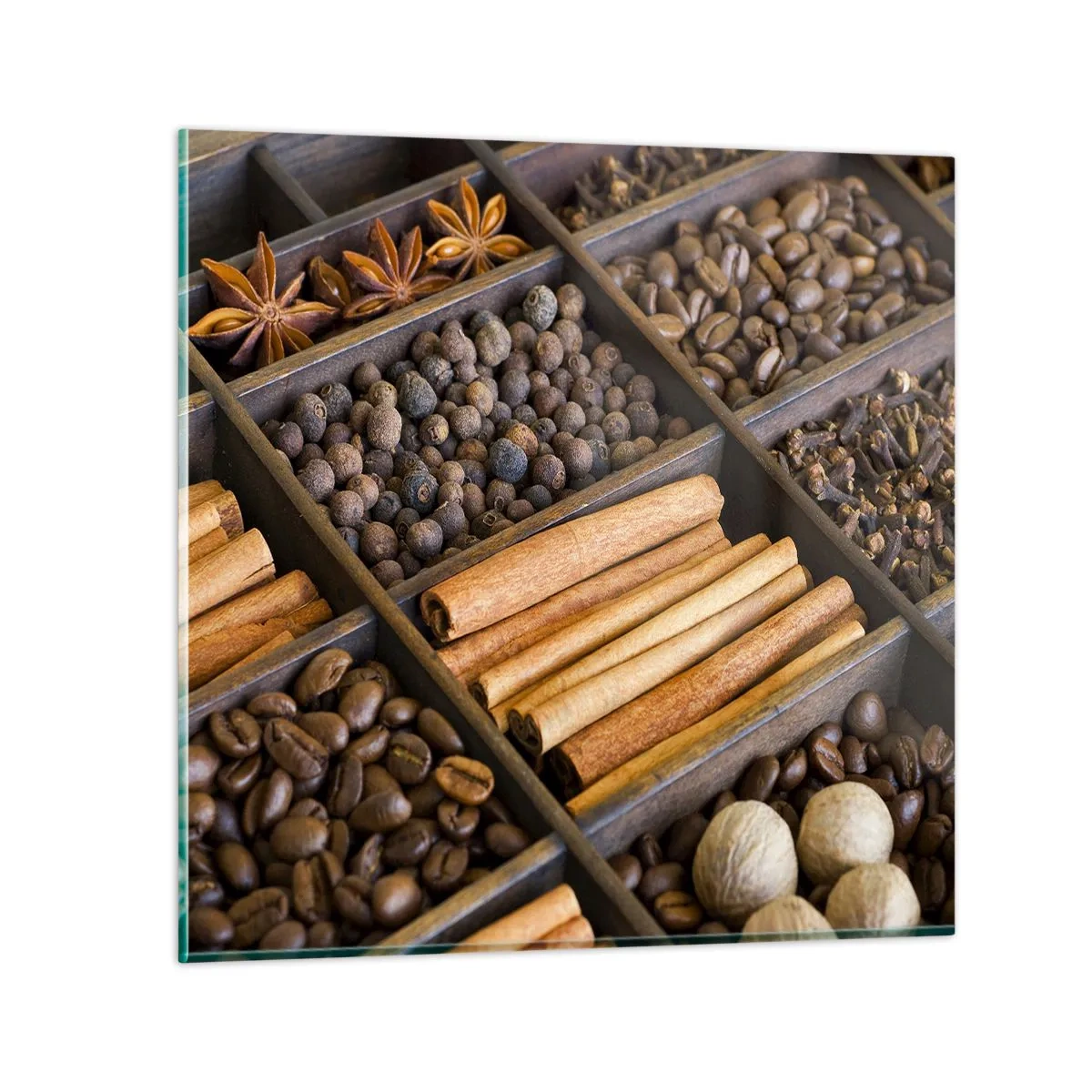 Obraz na szkle - Skarbiec aromatów - 40x40 cm