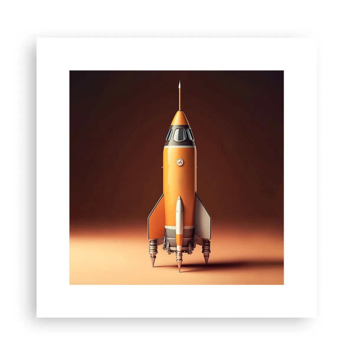 Plakat - Zaczyna się od marzenia - 30x30 cm