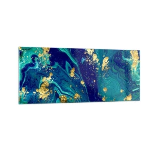Obraz na szkle - Płatki słońca  - 100x40 cm