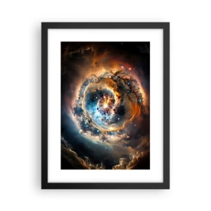 Plakat w czarnej ramie - Początek - 30x40 cm