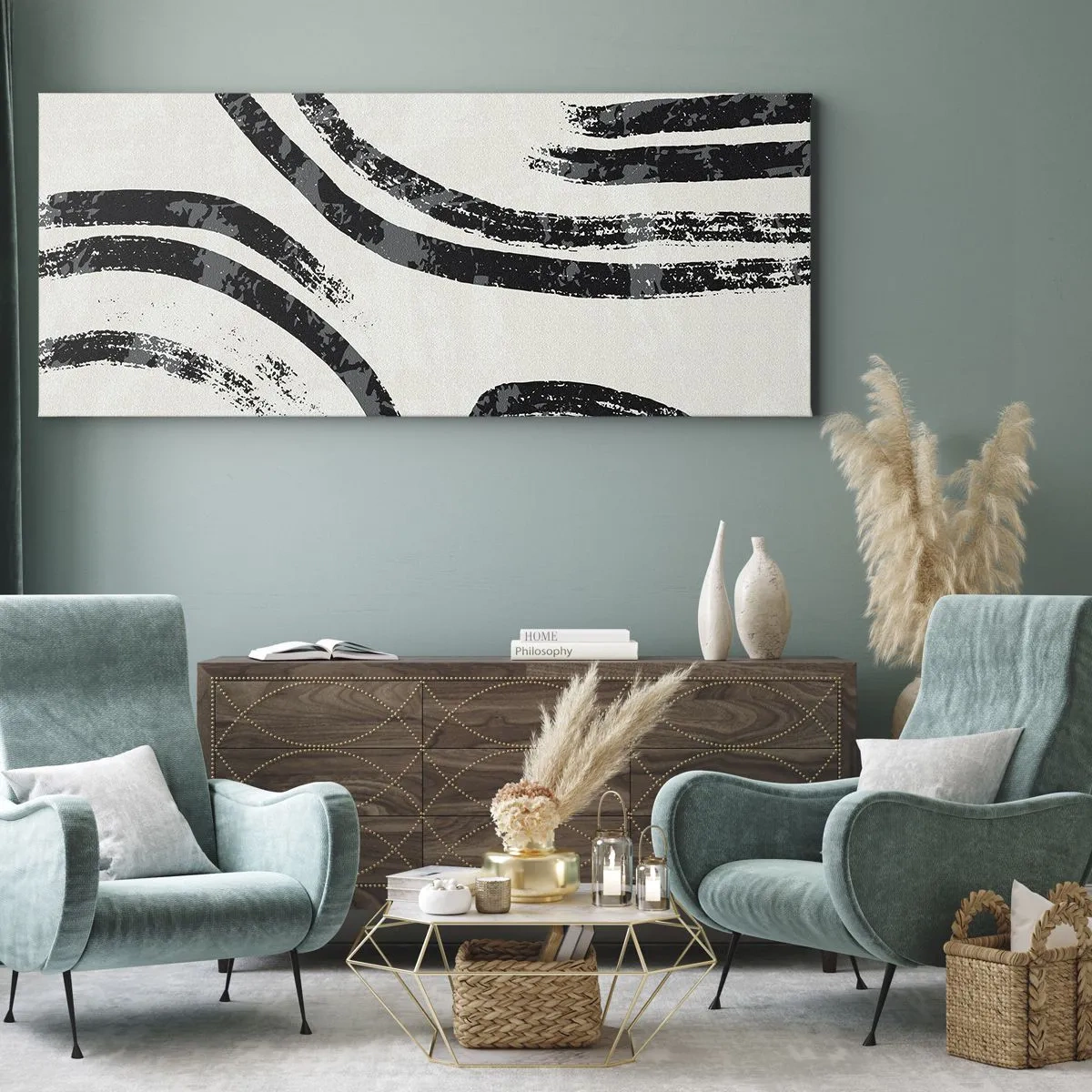 Obraz na płótnie - W pół zatrzymany - 100x40 cm