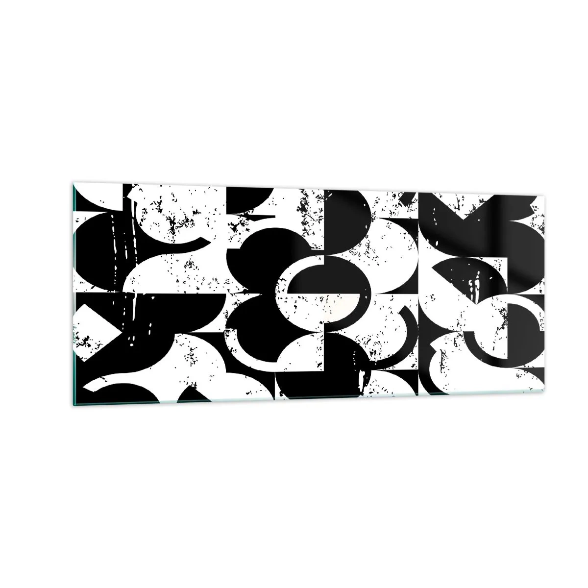 Obraz na szkle - Białe jest białe, a czarne czarne - 100x40 cm