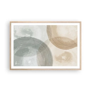 Plakat w ramie jasny dąb - Przenikanie światów - 91x61 cm