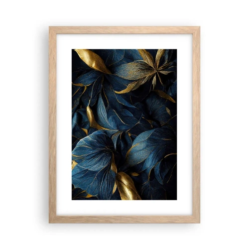 Plakat w ramie jasny dąb - Złotem podszyte - 30x40 cm