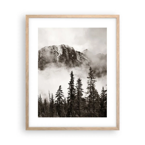 Plakat w ramie jasny dąb - Granitowy władca - 40x50 cm