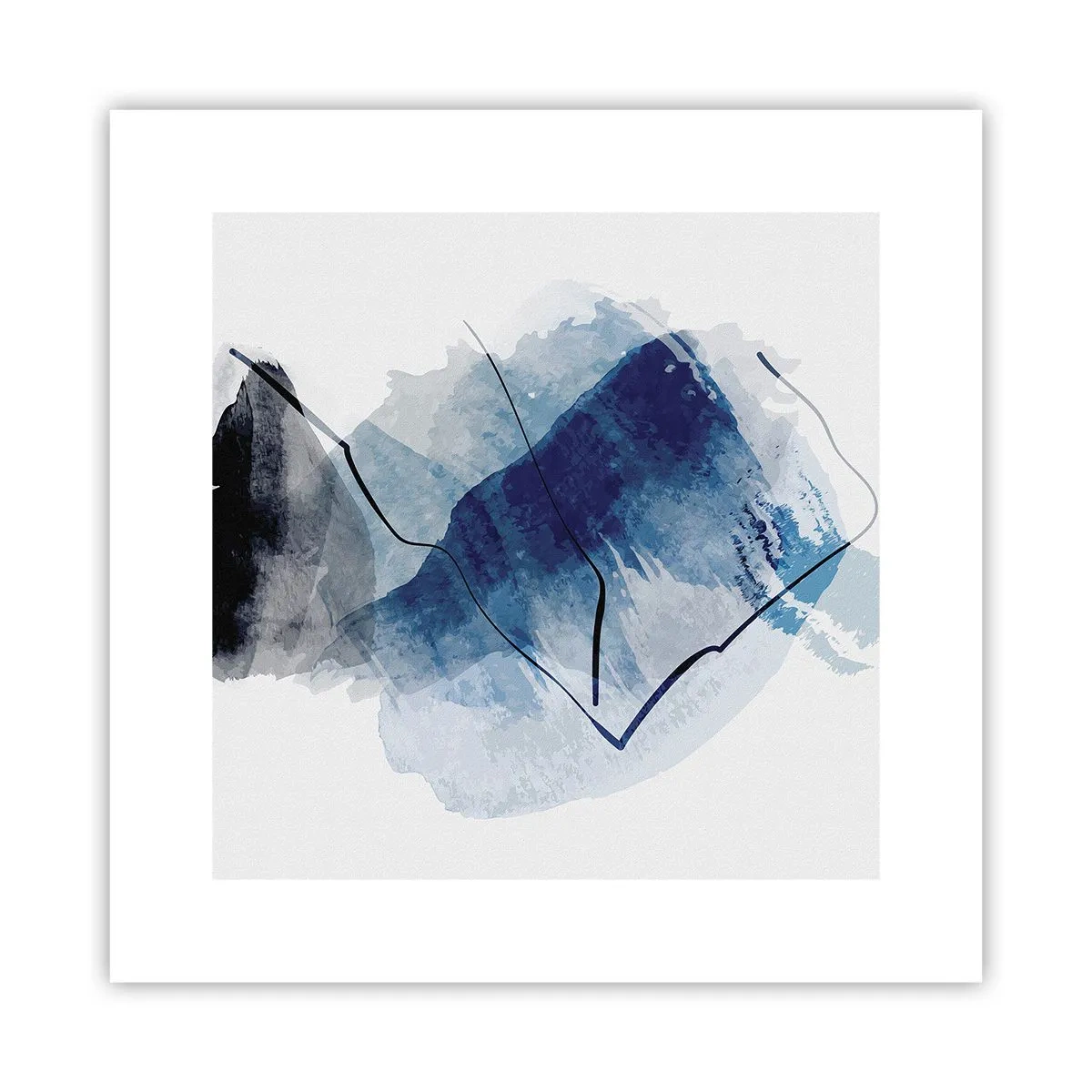 Plakat - Lodowa góra - 30x30 cm