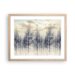 Plakat w ramie jasny dąb - Duchy lasu - 50x40 cm