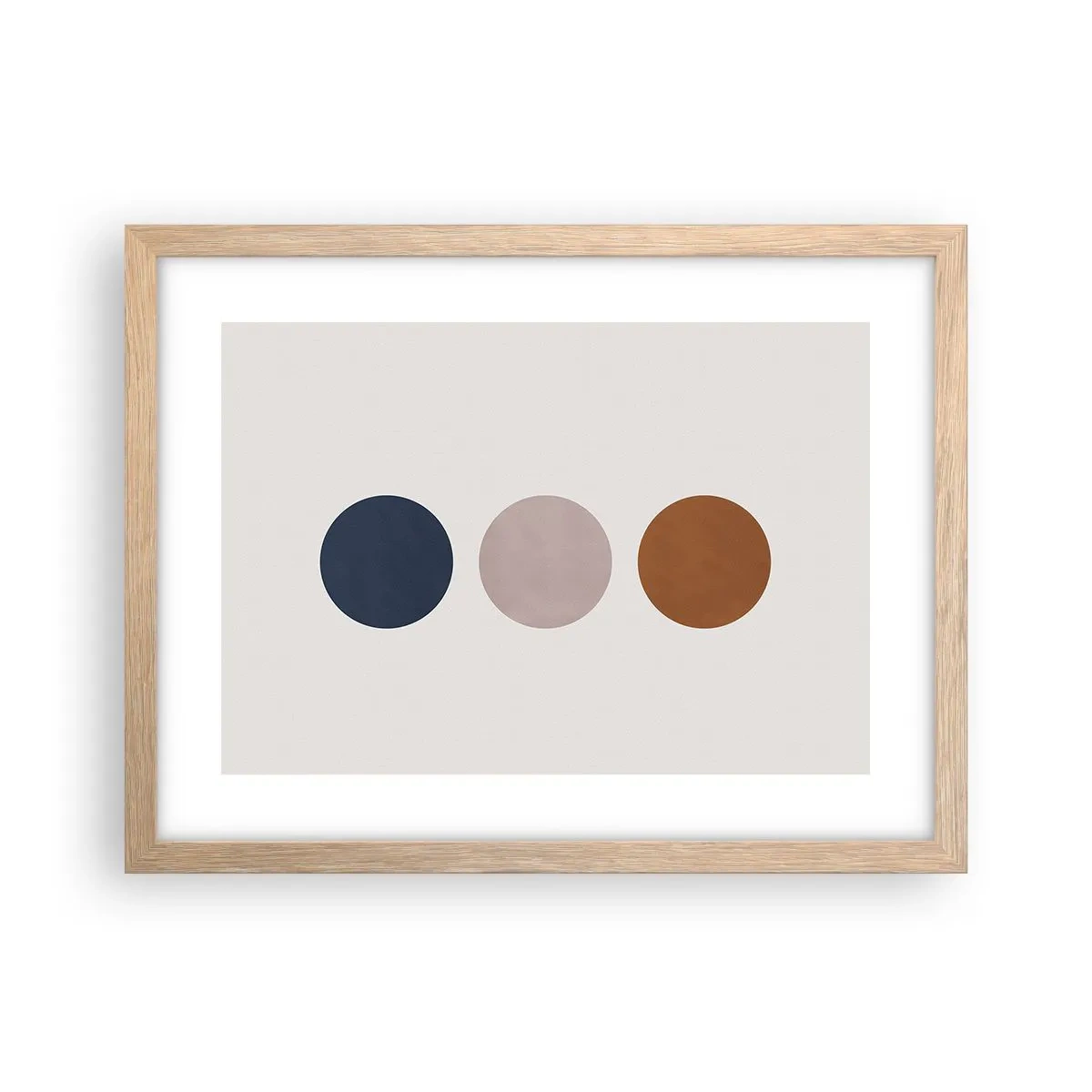 Plakat w ramie jasny dąb - Symbol doskonałości - 40x30 cm