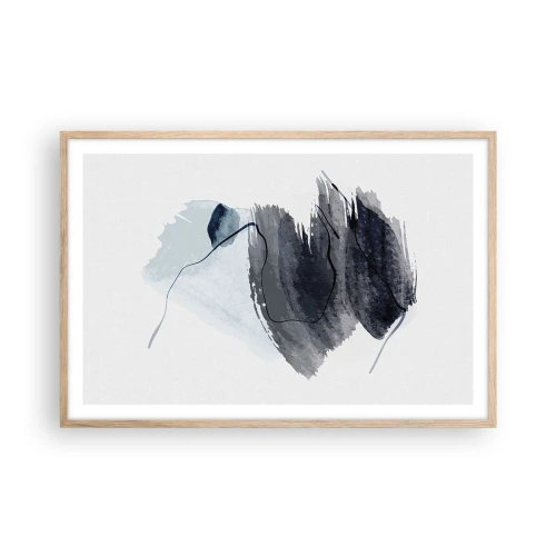Plakat w ramie jasny dąb - Intensywność i ruch - 91x61 cm
