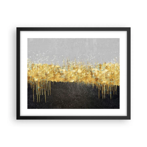 Plakat w czarnej ramie - W głąb i ku górze - 50x40 cm