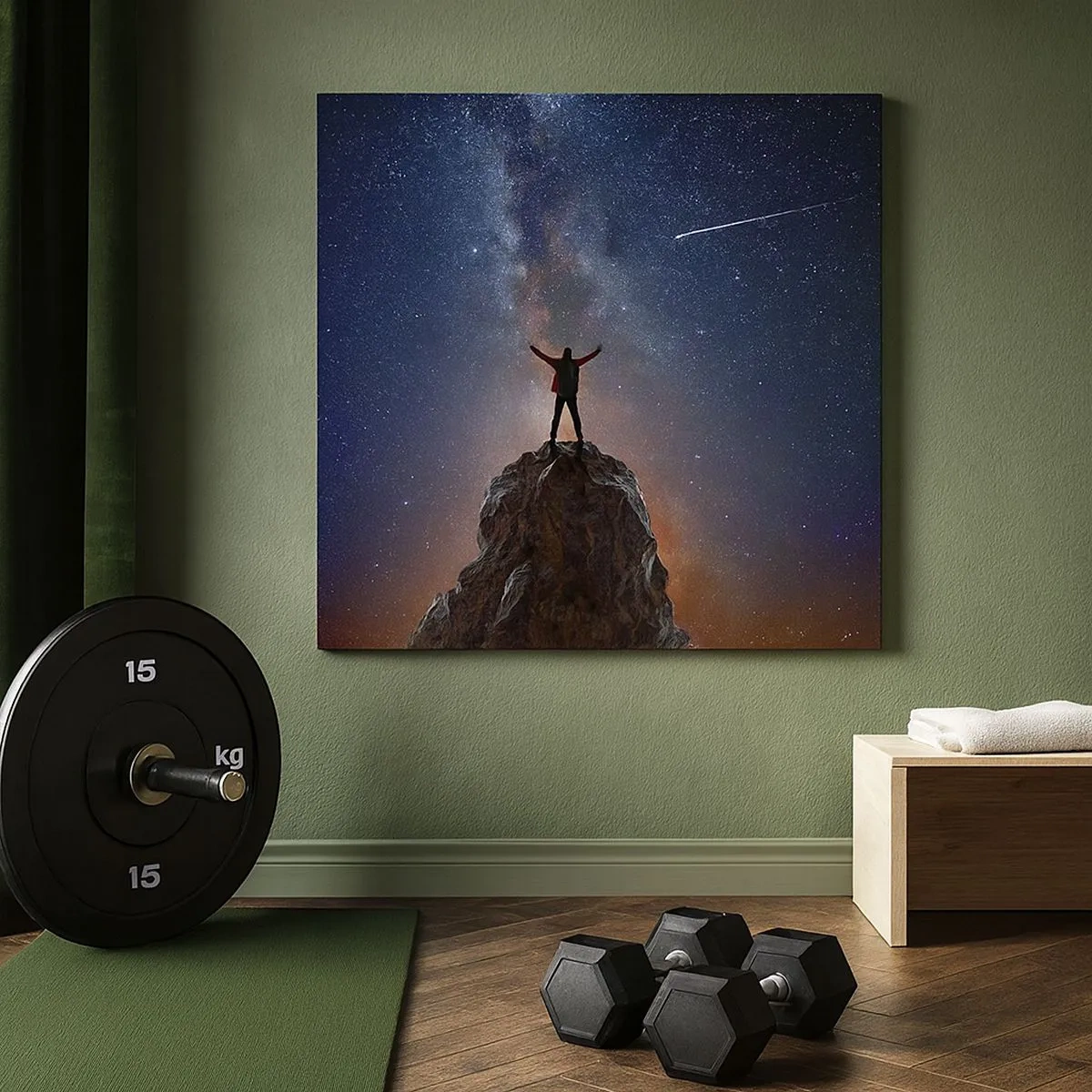 Obraz na płótnie - Moc jest ze mną! - 30x30 cm