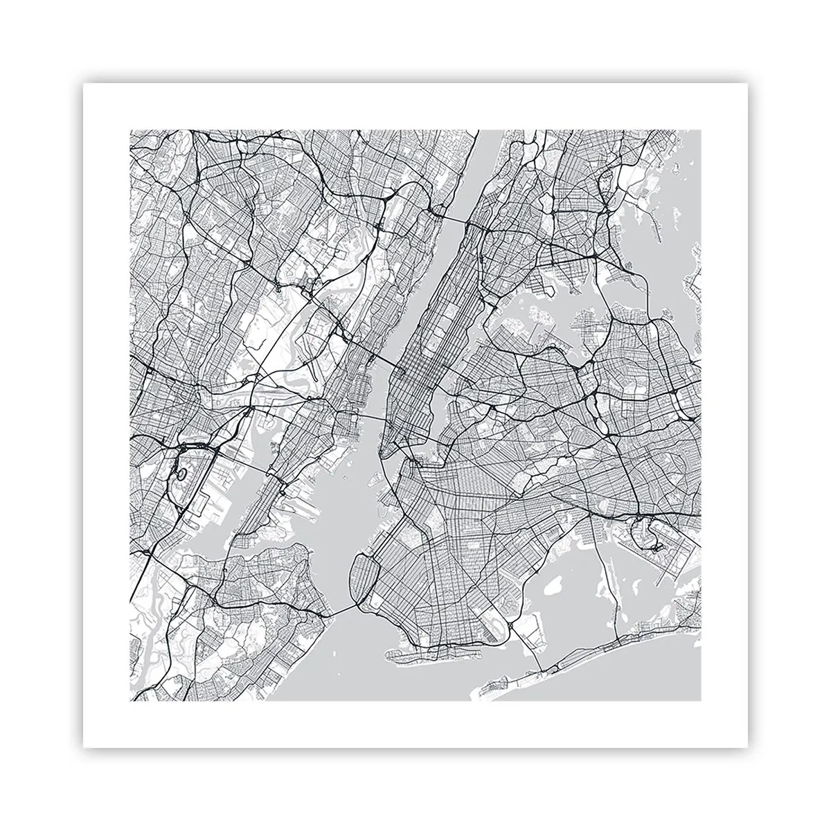 Plakat - Anatomia metropolii - 50x50 cm