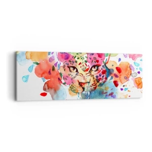 Obraz na płótnie - Piękna i bestia - 90x30 cm