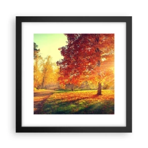 Plakat w czarnej ramie - Rude jest piękne - 30x30 cm