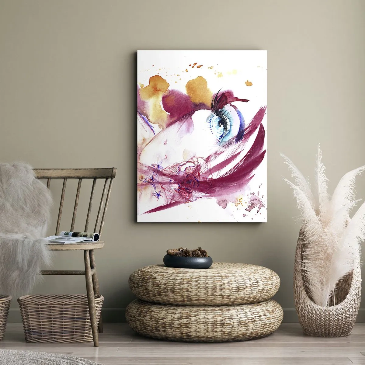 Obraz na płótnie - W bliskości świat rozkwita - 55x100 cm