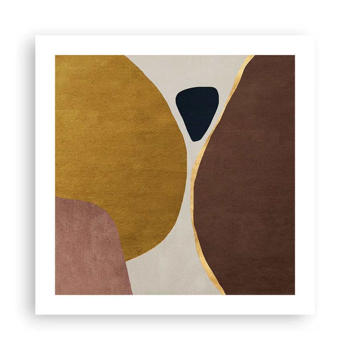 Plakat - Abstrakcja – miejsce w przestrzeni - 50x50 cm