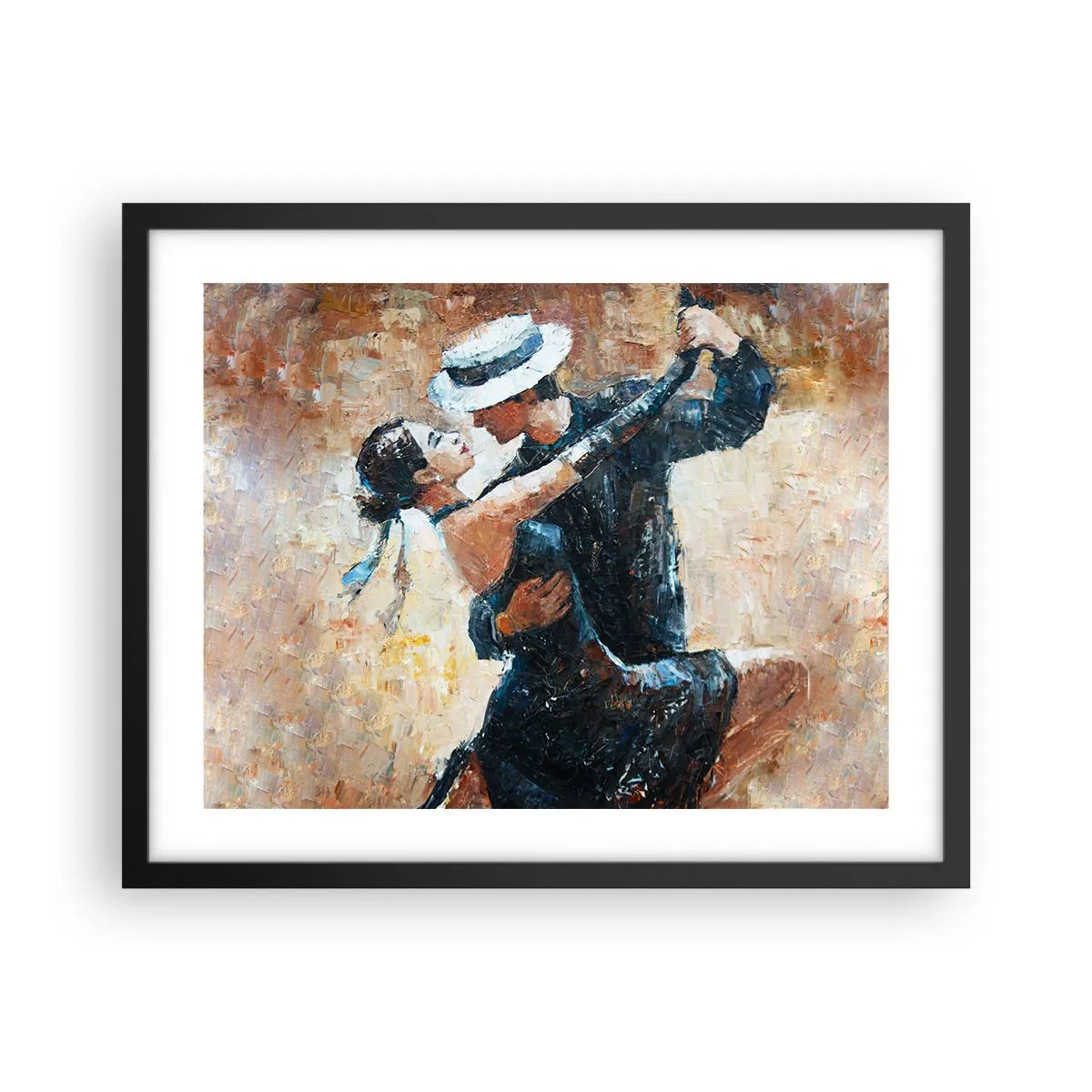 Plakat w czarnej ramie - A la Rudolf Valentino - 50x40 cm