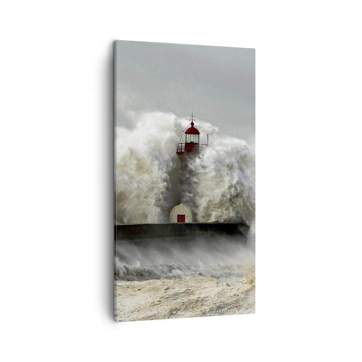 Obraz na płótnie - Gniew oceanu - 45x80 cm