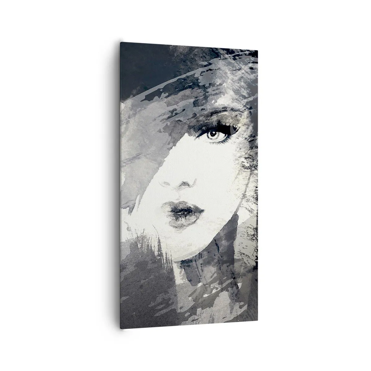 Obraz na płótnie - Zza szarego woalu - 65x120 cm