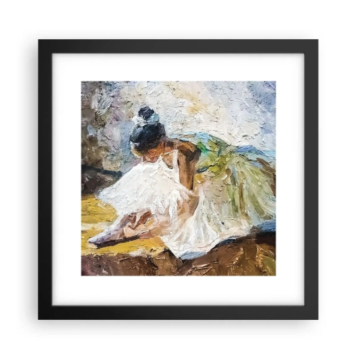 Plakat w czarnej ramie - Z obrazu Degasa - 30x30 cm