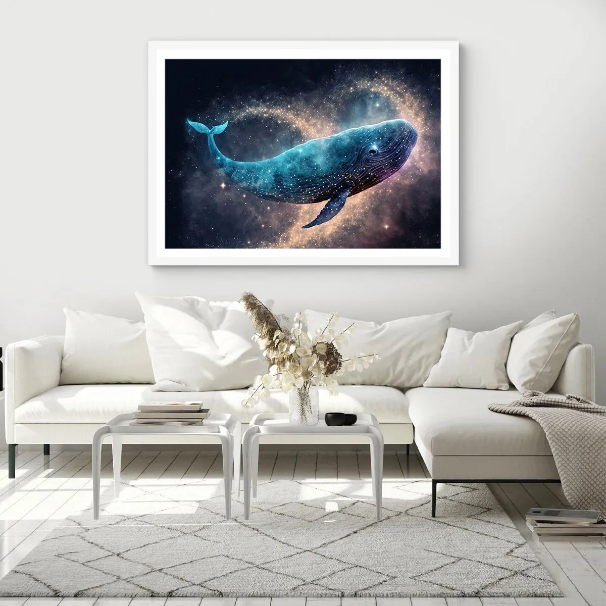 Plakat w białej ramie - Jest taki świat… - 91x61 cm