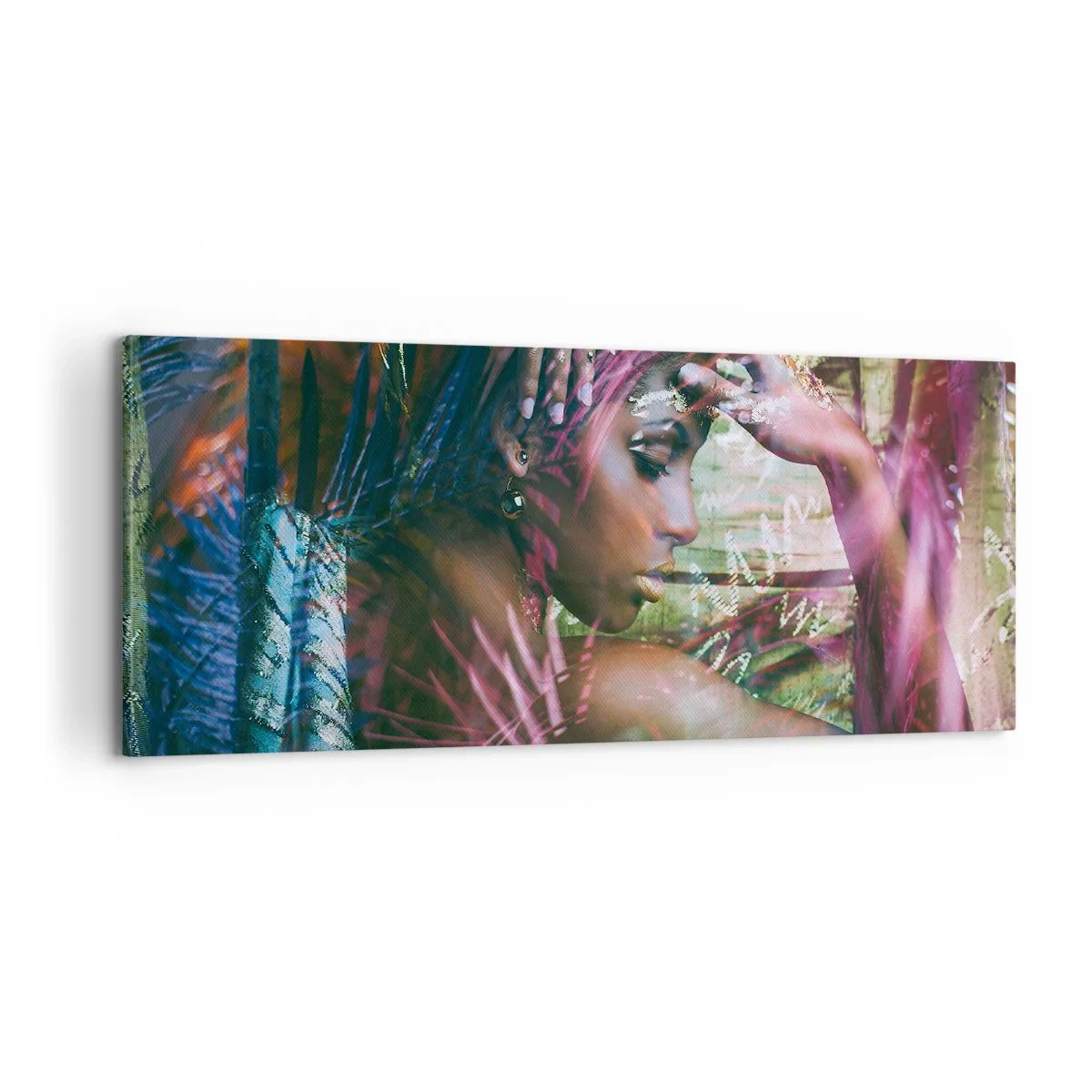 Obraz na płótnie - Matka Natura w dżungli - 100x40 cm