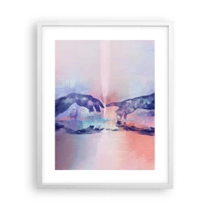 Plakat w białej ramie - Boska iskra życia - 40x50 cm