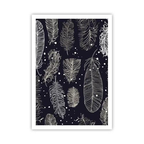 Plakat - Pierzasta koronka - 70x100 cm