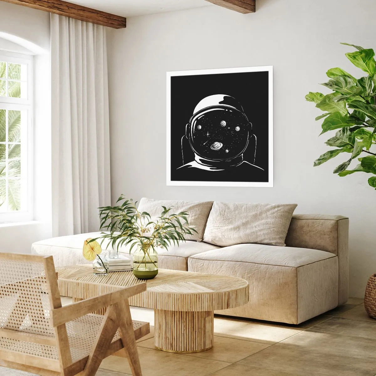 Plakat - Niezły widok - 30x30 cm