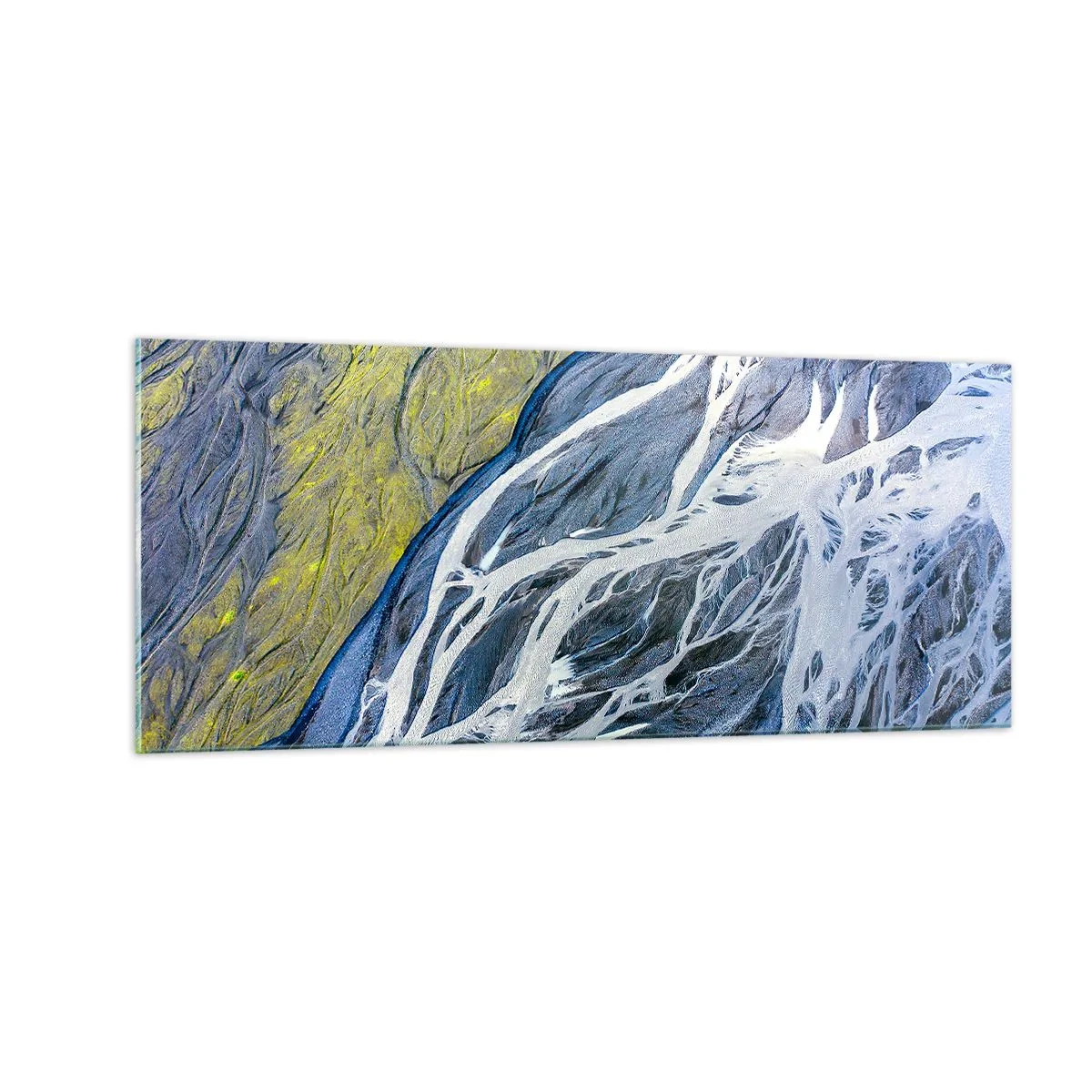 Obraz na szkle - Naskalne malowidła natury - 100x40 cm