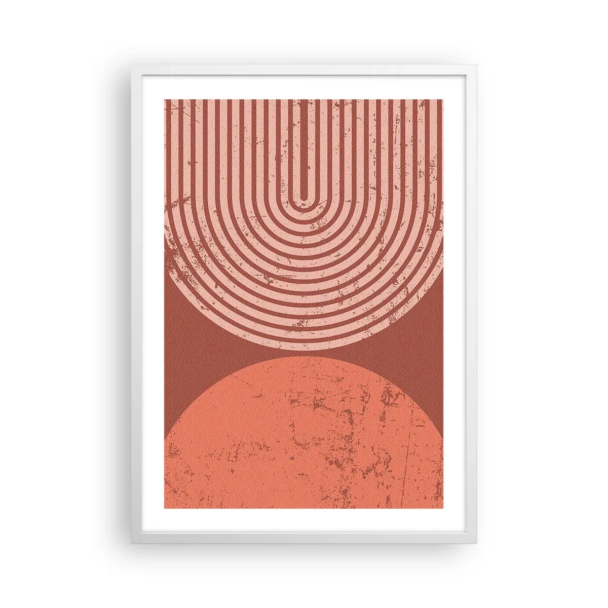 Plakat w białej ramie - Bliska relacja - 50x70 cm