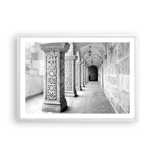 Plakat w białej ramie - A dokąd to…? - 70x50 cm