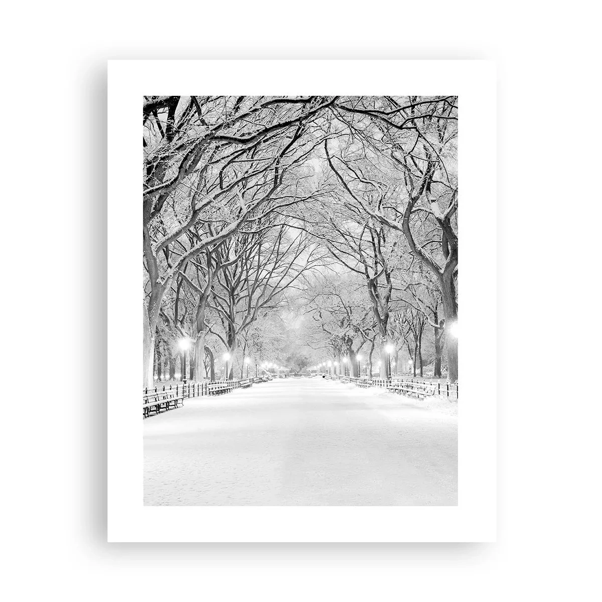 Plakat - Cztery pory roku – zima - 40x50 cm