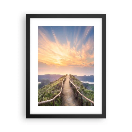 Plakat w czarnej ramie - Blisko nieba - 30x40 cm