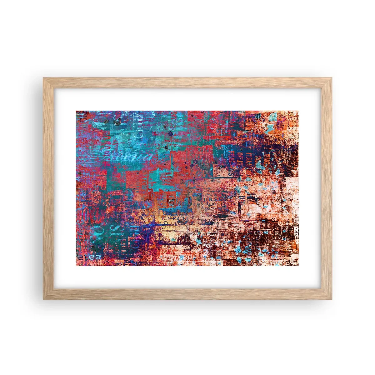 Plakat w ramie jasny dąb - Pamięć i niepamięć - 40x30 cm