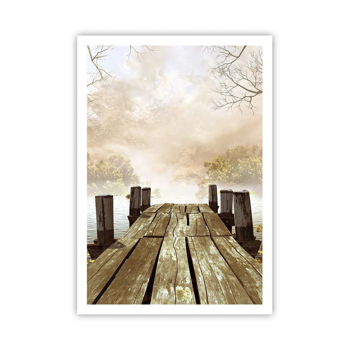 Plakat - Łagodny smutek jesieni - 70x100 cm