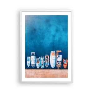Plakat w białej ramie - W jednym rzędzie - 50x70 cm