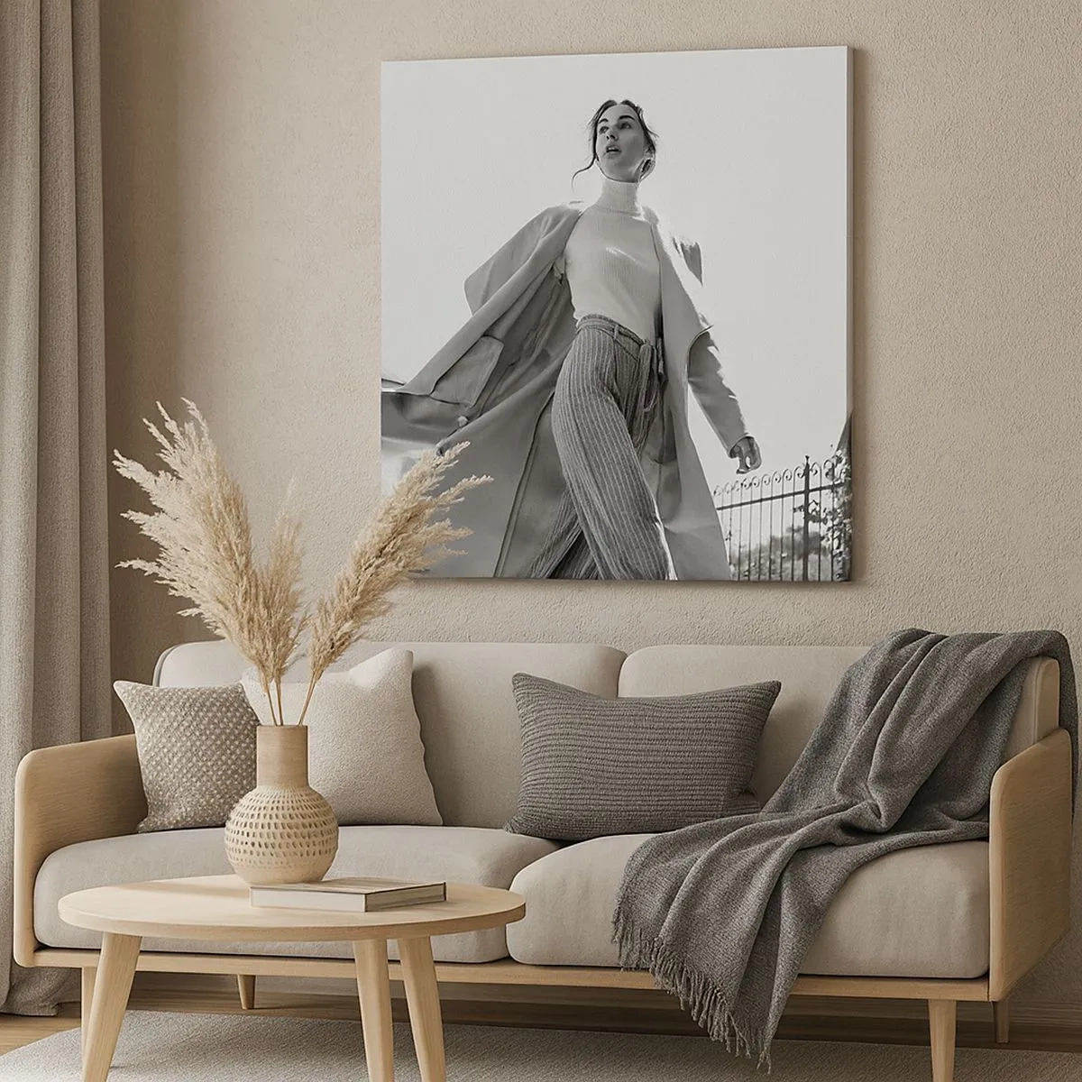 Obraz na płótnie - Idziesz ze mną? - 30x30 cm