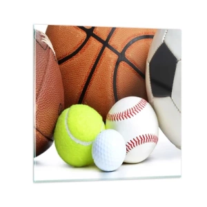 Obraz na szkle - Łączy nas piłka! - 50x50 cm